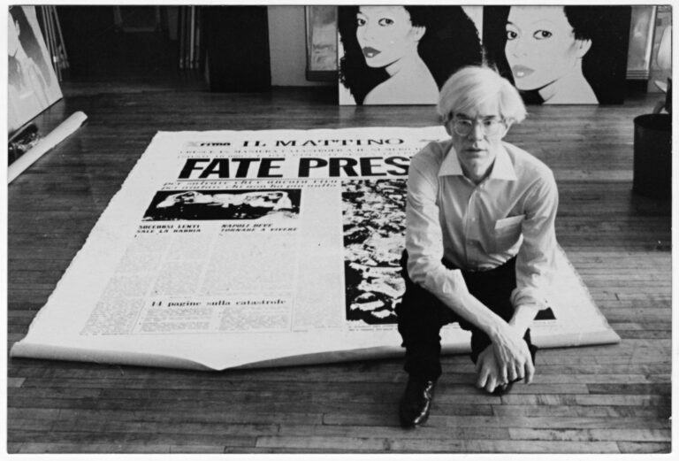 Andy Warhol, Fate Presto, 1981 - acrylic and silkscreen ink on canvas, three panels. Palazzo Reale di Caserta - Collezione Terrae Motus