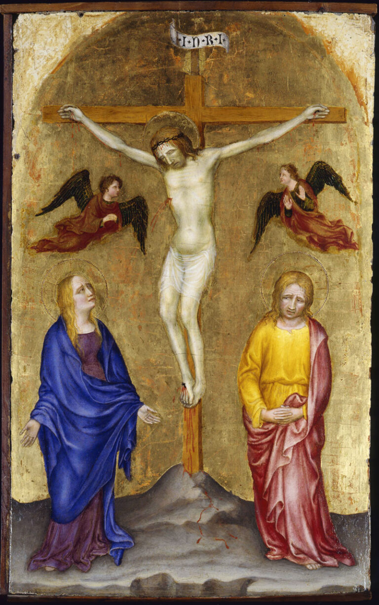 Gentile da Fabriano Crocifissione Pinacoteca di Brera Milano Da Giotto a Gentile. Pittura e scultura a Fabriano tra Duecento e Trecento
