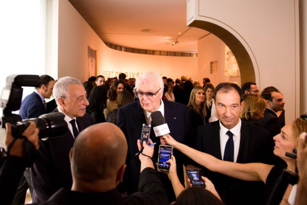 Hubert de Givenchy all'inaugurazione della mostra presso il Museo Thyssen-Bornemisza, Madrid 2014