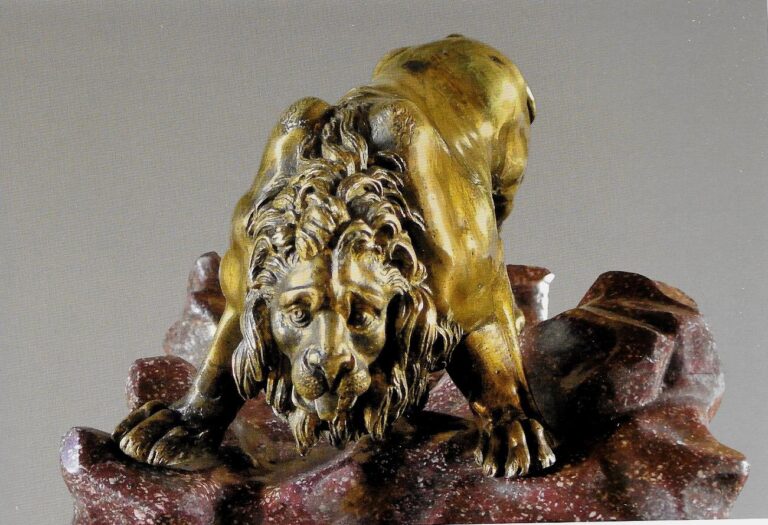 Il leone attribuito a Gian Lorenzo Bernini Bernini a Madrid. Con un pezzo della fontana di Piazza Navona