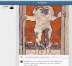 Jerry Saltz Instagram pic from ABMB 4 Miami Updates: satira social per Jerry Saltz, scatenato contro Art Basel su Instagram e Facebook. Al vetriolo le sue battute su Gagosian...