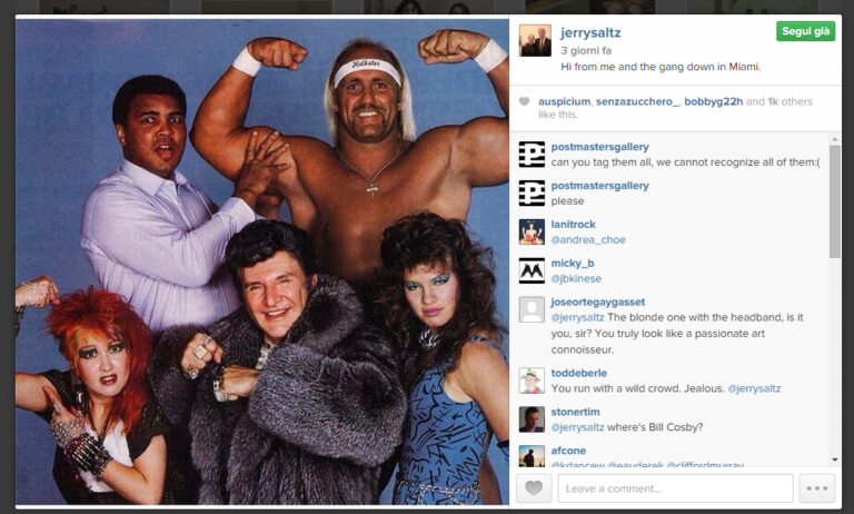 Jerry Saltz Instagram pic from ABMB 8 Miami Updates: satira social per Jerry Saltz, scatenato contro Art Basel su Instagram e Facebook. Al vetriolo le sue battute su Gagosian...