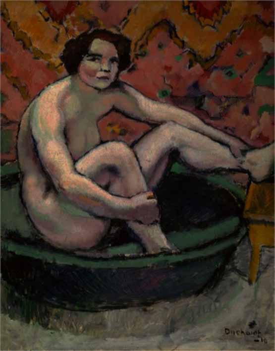 Marcel Duchamp, Femme nue assise dans un tub, 1910 - photo © Silvia Neri