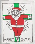 Merry Christmas by Keith Haring foto credit Haring Foundation Da Andy Warhol a Paul McCarthy, da Salvador Dalì a Diane Arbus. Ecco il nostro biglietto (collettivo) di auguri di Natale