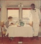 Norman Rockwell, Boy in Dining Car, 1946 - Collection of The Norman Rockwell Museum at Stockbridge