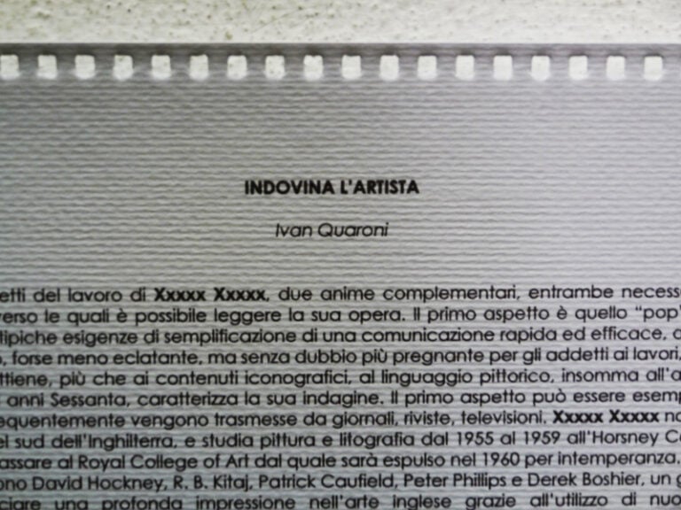 Rebus firmato Ivan Quaroni Testo critico standard, buono per ogni tipo di artista, vendesi a 50 euro: Flavio Arensi, Ivan Quaroni e Alberto Zanchetta provocano a Circoloquadro