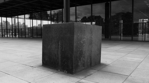 Richard Serra, Berlin Block for Charlie Chaplin, 1977