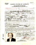United States of America Declaration of Intention Paper for Marlene Dietrich Maria Magdelene Sieber 1937 Light Noir Skirball Cultural Center Los Angeles 2014 Feste 2014/2015 a Los Angeles. Una dozzina di mostre da non perdere