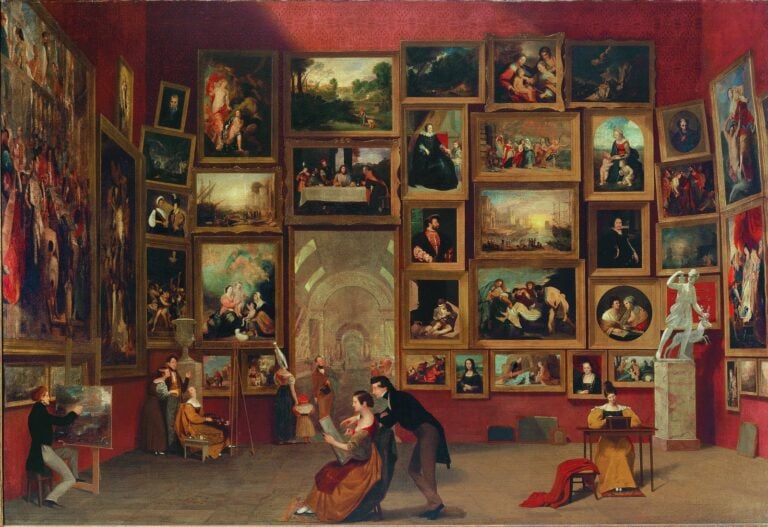 Johan Joseph Zoffany - Gallery of the Louvre