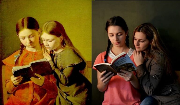 Le donne che leggono sono pericolose Liceo Artistico Giacomo e Pio Manzù Bergamo 4 Una performance tra pittura e fotografia. Le allieve di un liceo artistico di Bergamo interpretano i dipinti della storia dell’arte: donne, arte e libri