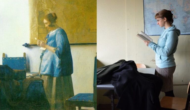 Le donne che leggono sono pericolose Liceo Artistico Giacomo e Pio Manzù Bergamo 7 Una performance tra pittura e fotografia. Le allieve di un liceo artistico di Bergamo interpretano i dipinti della storia dell’arte: donne, arte e libri