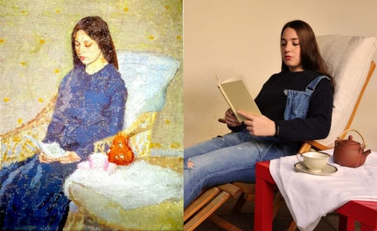 Le donne che leggono sono pericolose Liceo Artistico Giacomo e Pio Manzù Bergamo 8 Una performance tra pittura e fotografia. Le allieve di un liceo artistico di Bergamo interpretano i dipinti della storia dell’arte: donne, arte e libri