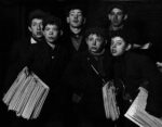 Lewis Hine, Mezzanotte sul ponte di Brooklyn, 1906