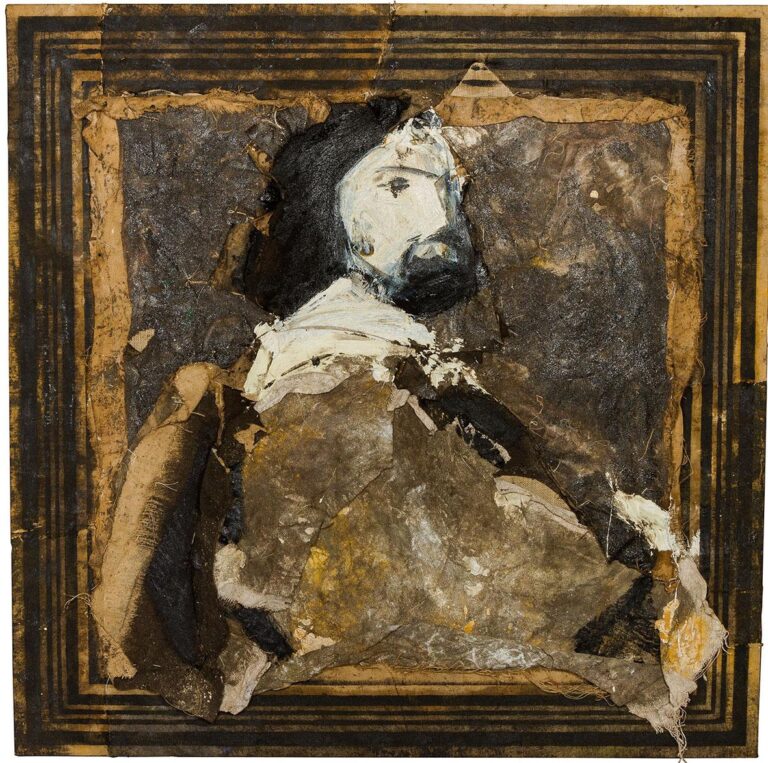 Manolo Valdés Ariosto 2014 olio su tela di juta 170 x 170 cm Furioso contemporaneo. Reggio Emilia celebra l’Ariosto