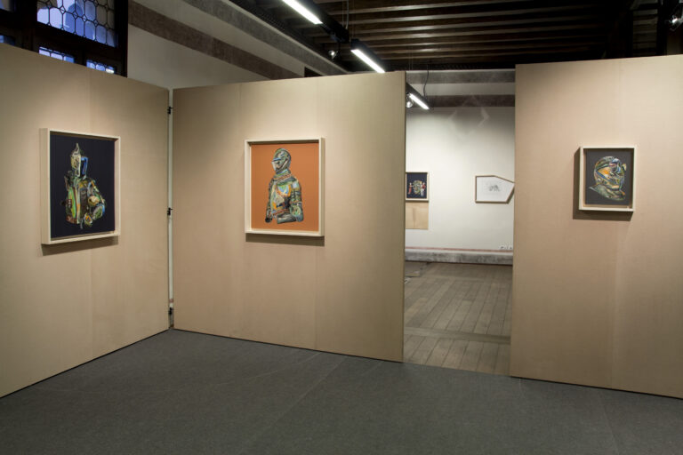 Matteo Fato - (SECRéTA) - veduta della mostra presso TRA, Treviso 2015 - mostra aperta