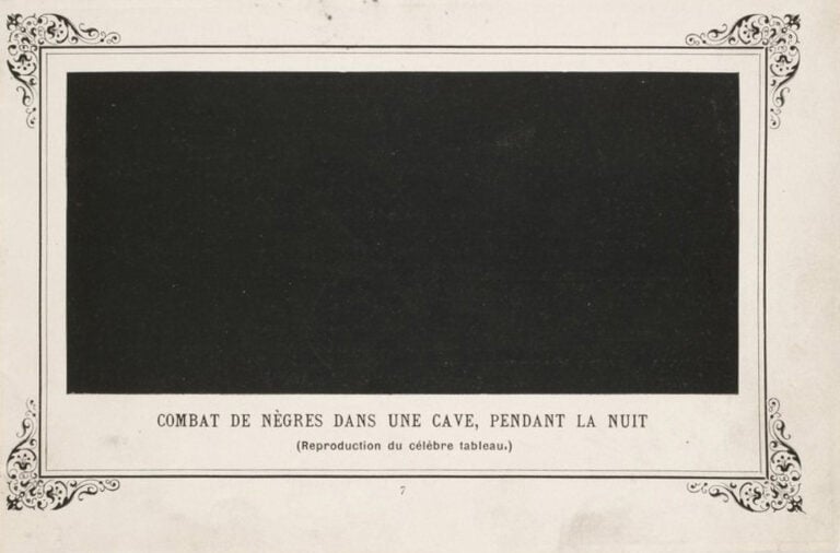 Alphonse Allais, Combat de nègres dans un tunnel, 1882