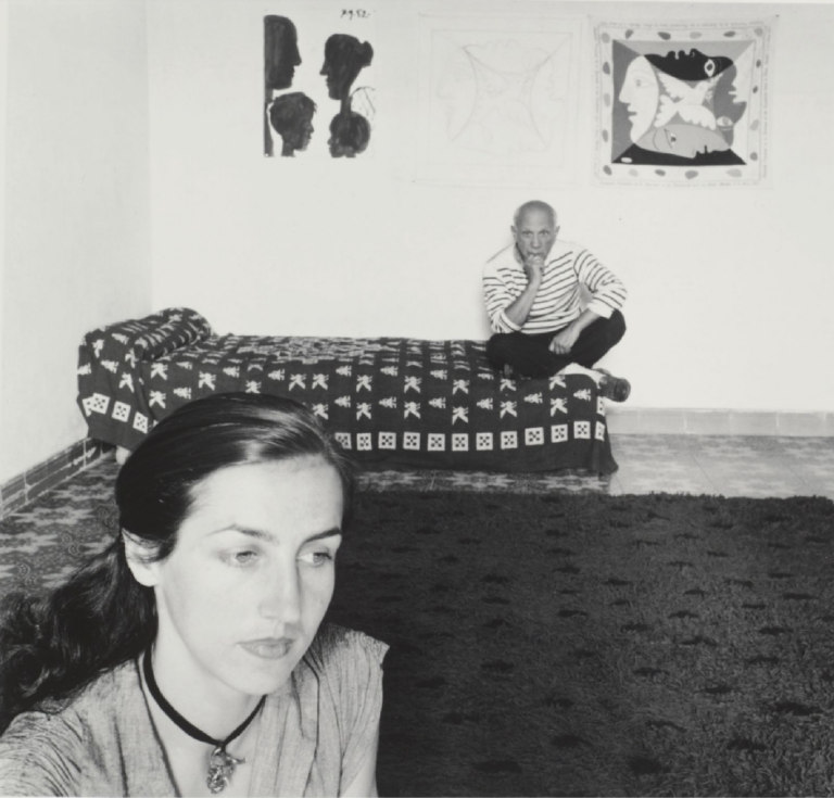 Picasso et Françoise Gilot, 1952 © Robert Doisneau
