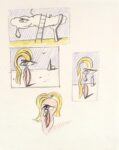 Roy Lichtenstein, Figure with Trylon and Perisphere and Surrealism. Studies, 1977 - Private Collection - © Estate of Roy Lichtenstein : SIAE 2014