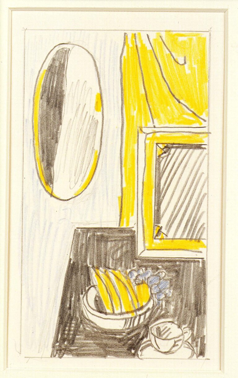 Roy Lichtenstein, Still Life with Mirror. Study, 1972 - Private collection - © Estate of Roy Lichtenstein : SIAE 2014