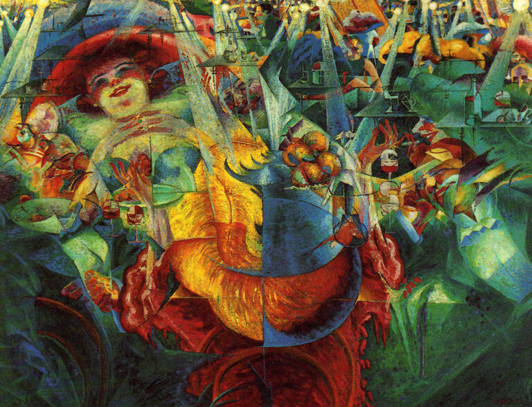 Umberto Boccioni, La risata (1911) - MoMA, New York