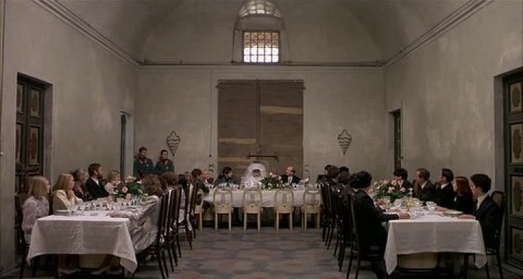 Pier Paolo Pasolini, Salò o le 120 giornate di Sodoma, scena del banchetto nuziale (1975)