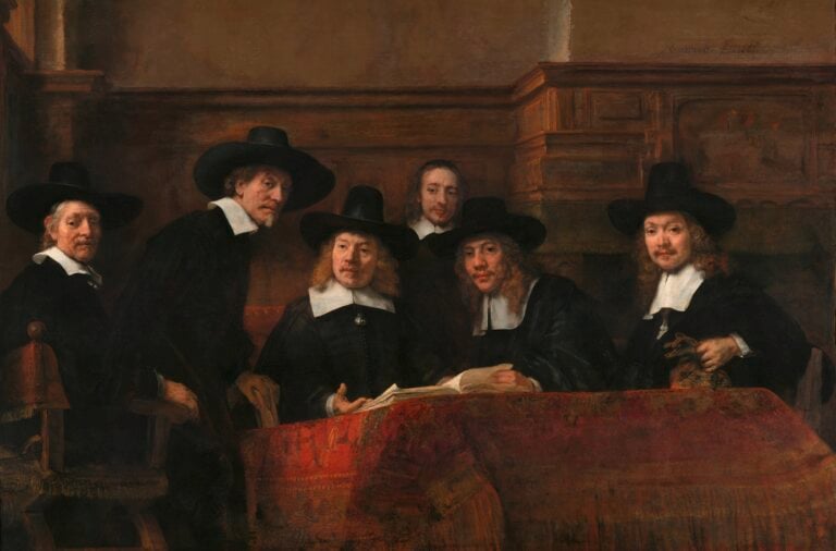 Rembrandt van Rijn, I sindaci dei drappieri, 1662 - Rijksmuseum, Amsterdam