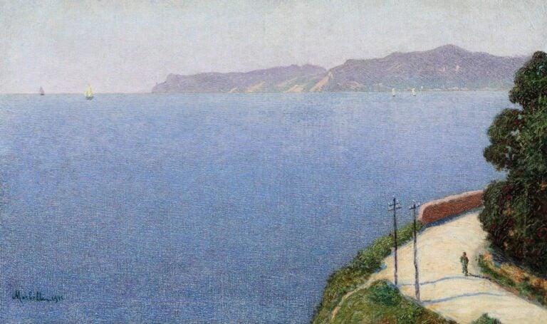 Angelo Morbelli, Veduta di Capo Noli, 1915 Enrico Gallerie d’Arte - Milano