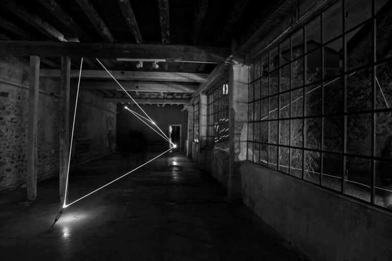 Carlo Bernardini – Coordinate invisibili – veduta della mostra presso Atipografia, Arzignano 2015 – photo Luca Peruzzi
