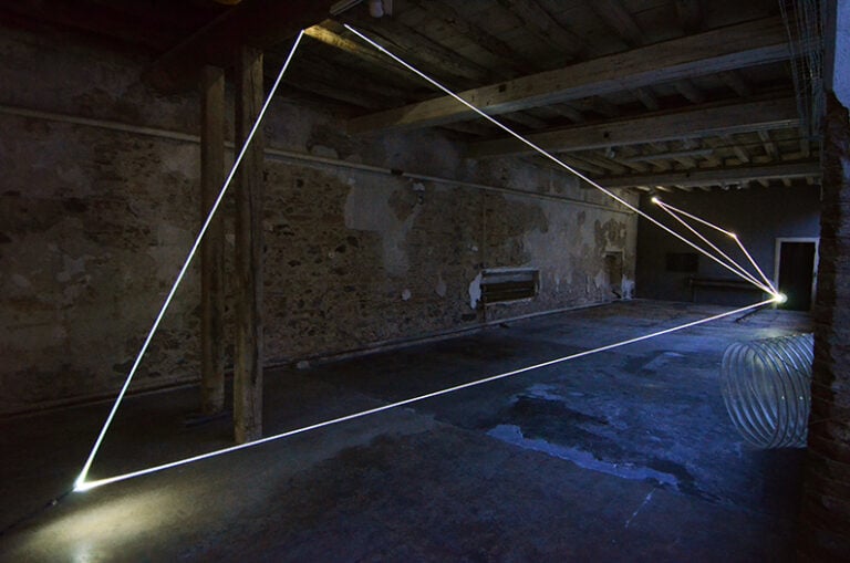 Carlo Bernardini – Coordinate invisibili - veduta della mostra presso Atipografia, Arzignano 2015 - photo Luca Peruzzi