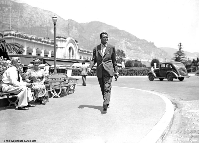 Cary Grant a Monte Carlo - photo Archives SBM