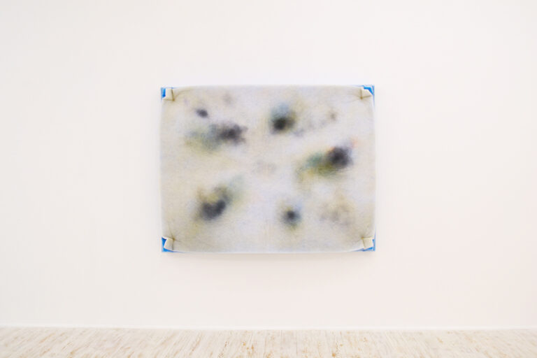 Corinna Gosmaro, Scape, 2015, Spray on polyester filter, 155x200x15 cm