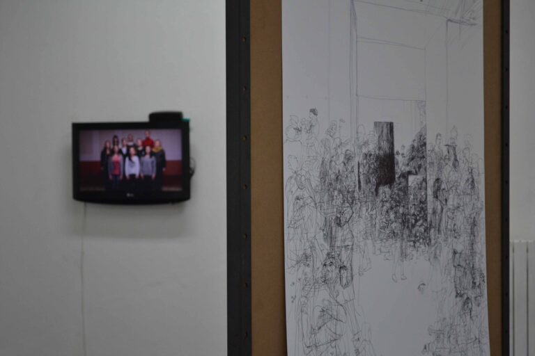 Davide Savorani, I swear I saw it, 24 gennaio 2015 - cavalletto, carta, disegno di Giacomo Sargenti