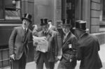 Emil Otto Hoppé, Rendezvous at the London Stock Exchange, 1937, England, Vintage gelatin silver print, © E.O. Hoppé Estate Collection / Curatorial Assistance