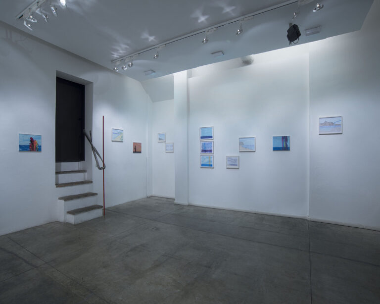 Flavio De Marco - Marina - veduta della mostra presso lo Studio G7, Bologna 2015
