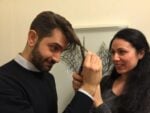 FrancescoPaoloDelRe Pinzari Nasce a Roma la Trico-Art? Alla mostra di Francesca Romana Pinzari da Interno 14 si entra solo “donando” una ciocca di capelli: ecco le immagini