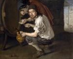 Giacomo Ceruti, Gli spillatori di vino, olio su tela, 117 x 151 cm. Collezione privata