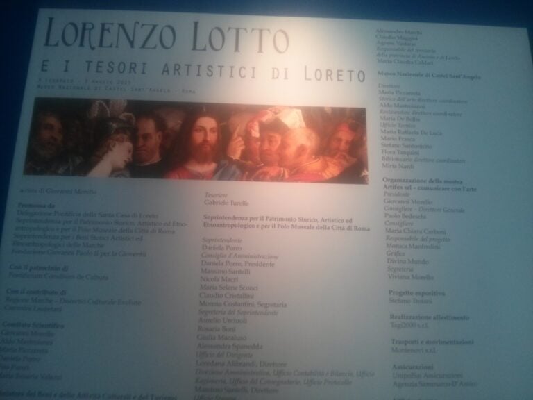 IMG 20150202 131205 Immagini dalla grande mostra romana di Lorenzo Lotto. Tra arte e fede, tanti capolavori da vedere fino a maggio a Castel Sant’Angelo