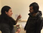 IMG 3780 Nasce a Roma la Trico-Art? Alla mostra di Francesca Romana Pinzari da Interno 14 si entra solo “donando” una ciocca di capelli: ecco le immagini