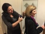 IMG 3793 Nasce a Roma la Trico-Art? Alla mostra di Francesca Romana Pinzari da Interno 14 si entra solo “donando” una ciocca di capelli: ecco le immagini