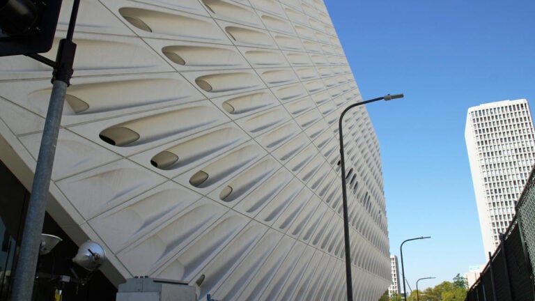 Il Broad museum in progress foto Los Angeles Times 1 Ecco come sarà il Broad Museum di Los Angeles. Immagini dalla one-day preview dell'edificio disegnato da Diller Scofidio + Renfro