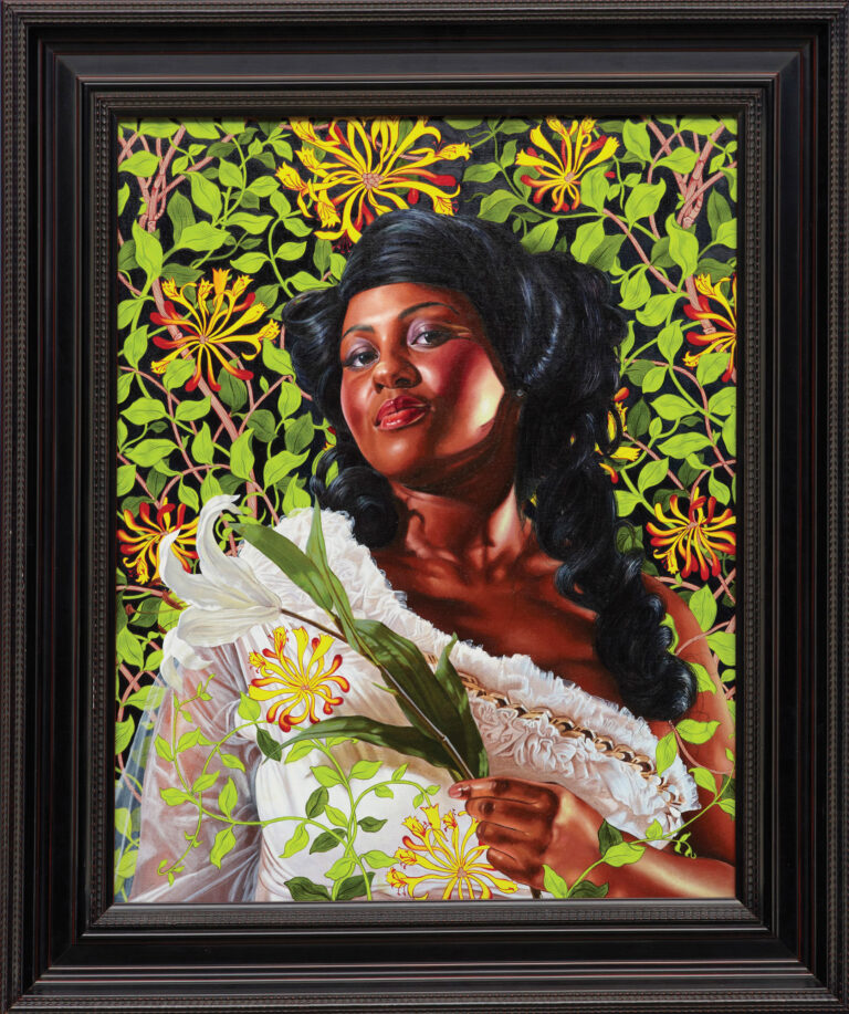 Kehinde Wiley An Economy of Grace 2012 4 Moda, pittura, fotografia, storia dell’arte. Kehinde Wiley e le sue donne qualunque. Dai dipinti di An Economy of Grace ai nuovi scatti fashion