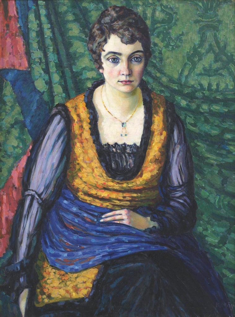 Konrad Mägi, Ritratto di Alvine Käppa, 1919
