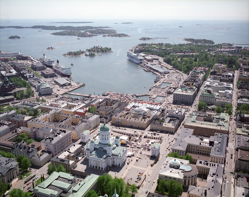 L'area su cui sorgerà il Guggenheim di Helsinki
