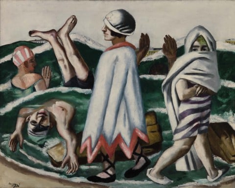 Max Beckmann, Lido, 1924 - Saint Louis Art Museum, Bequest of Morton D. May - © Max Beckmann by, SIAE 2015