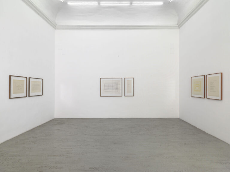 Max Neuhaus - veduta della mostra presso la Galleria Alfonso Artiaco, Napoli 2015