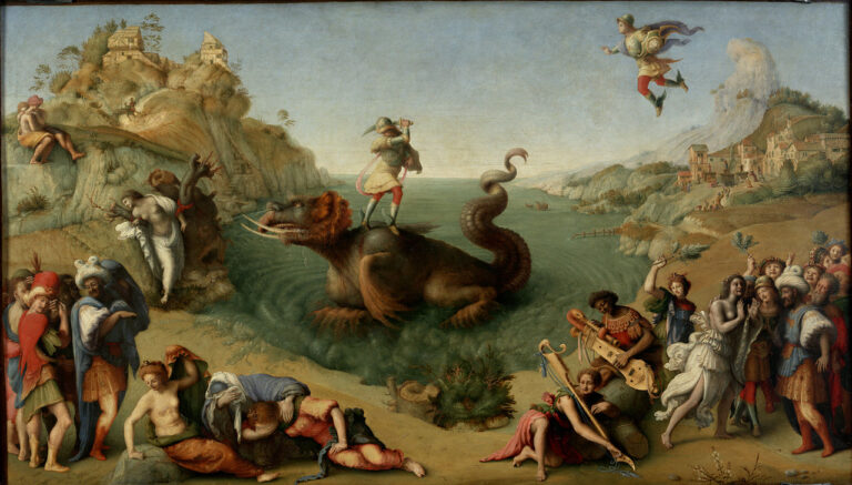 Piero di Cosimo Liberazione di Andromeda Viaggio nella Firenze del ‘500. Un video in 3D, sulle tracce di Piero di Cosimo