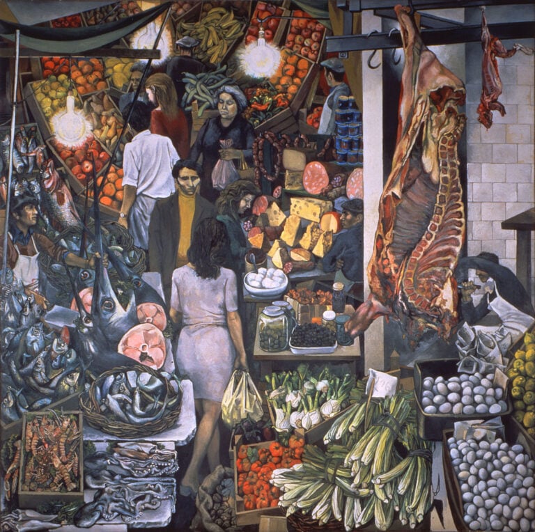 Renato Guttuso, La vucciria,1974 - Università degli Studi di Palermo - ® Guttuso by SIAE 2015