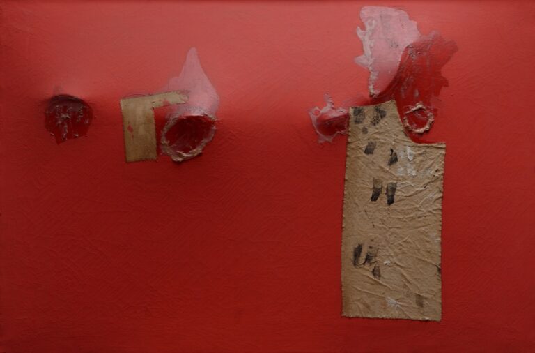 Alberto Burri, Rosso gobbo, 1953 – coll. privata, Roma –© 2014 Artists Rights Society (ARS), New York:SIAE, Roma