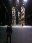 Angelica Sule di fronte ai Sette Palazzi Celesti di Kiefer allHangar Bicocca foto Lorenzo Balbi Diario di una residenza. Entra nel vivo il progetto con i giovani curatori stranieri alla Fondazione Sandretto Re Rebaudengo di Torino