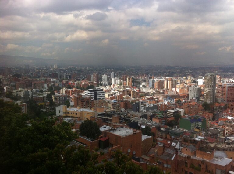 Bogotà vista da casa Bar-on